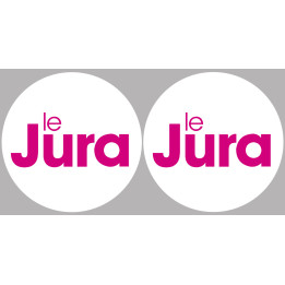 le Jura (2fois 10cm) - Sticker/autocollant