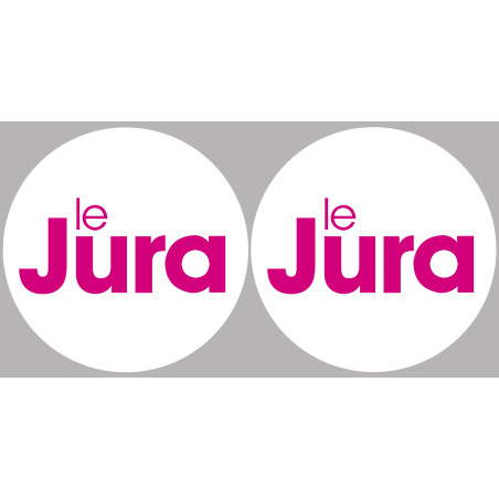 Département 39 le Jura (2 fois 10cm) - Sticker/autocollant