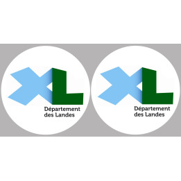 les Landes (2fois 10cm) - Sticker/autocollant