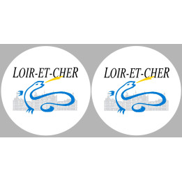 le Loir et Cher (2fois 10cm) - Sticker/autocollant