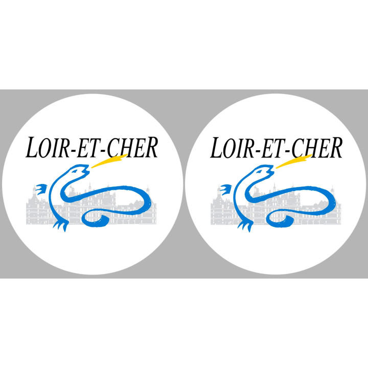 le Loir et Cher (2fois 10cm) - Sticker/autocollant