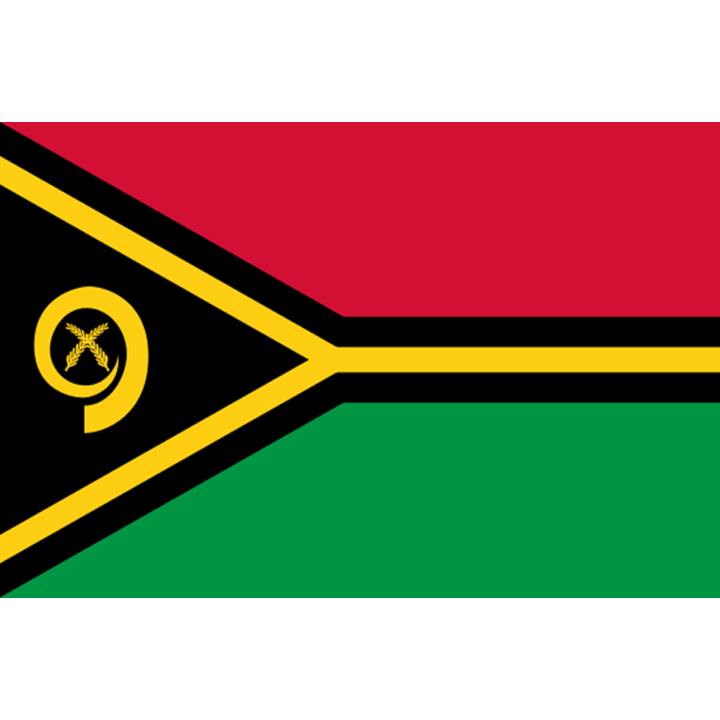 Drapeau Vanuatu (19.5 x 13 cm) - Sticker/autocollant