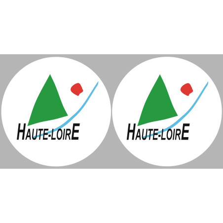 la Haute Loire (2fois 10cm) - Sticker/autocollant