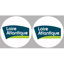 la Loire Atlantique (2fois 10cm) - Sticker/autocollant