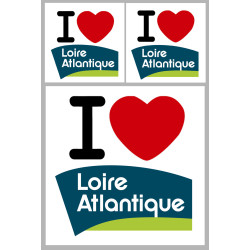 la Loire Atlantique (1fois 10cm / 2 fois 5cm) - Sticker/autocollant