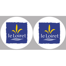 le Loiret (2fois 10cm) - Sticker/autocollant