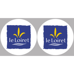le Loiret (2fois 10cm) - Sticker/autocollant