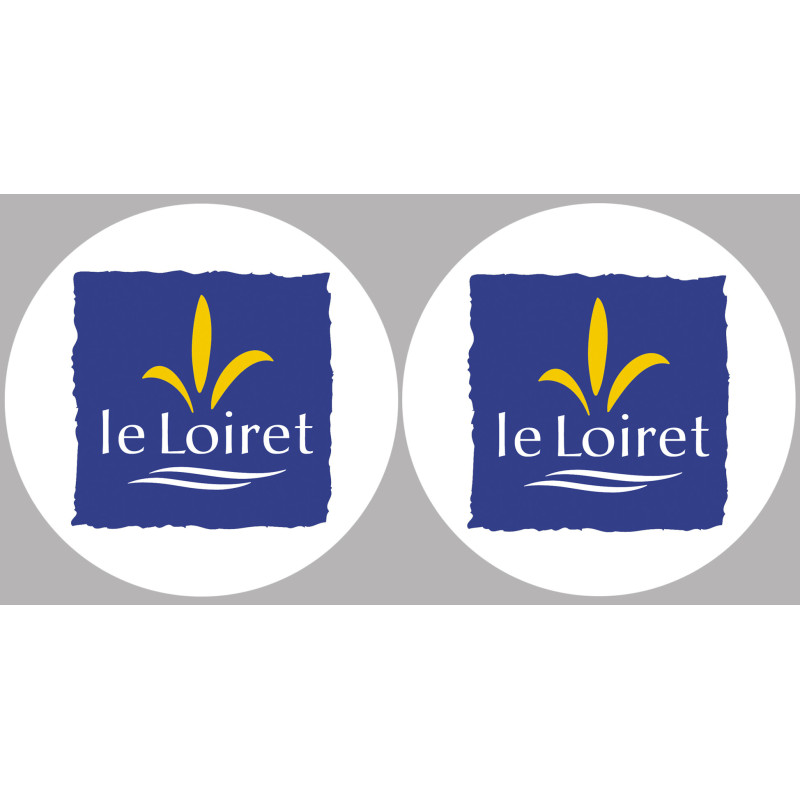 le Loiret (2fois 10cm) - Sticker/autocollant