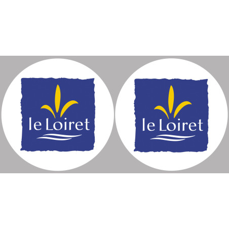 le Loiret (2fois 10cm) - Sticker/autocollant