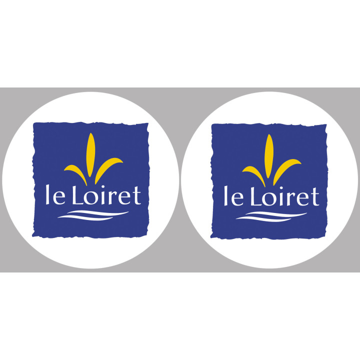 le Loiret (2fois 10cm) - Sticker/autocollant
