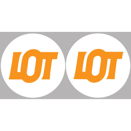 le Lot (2fois 10cm) - Sticker/autocollant