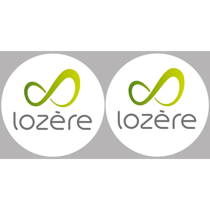 la Lozère (2fois 10cm) - Sticker/autocollant