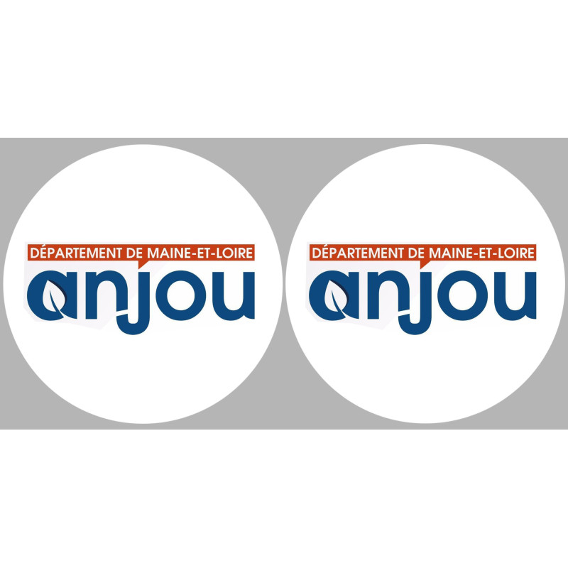 l'Anjou (2fois 10cm) - Sticker/autocollant l'Anjou (2fois 10cm) - Sticker/autocollant