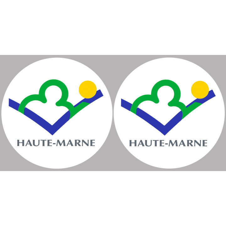 la Haute-Marne (2fois 10cm) - Sticker/autocollant