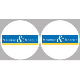 la Meurthe et Moselle (2fois 10cm) - Sticker/autocollant