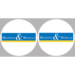 Département 54 la Meurthe et Moselle (2 fois 10cm) - Sticker/autocoll