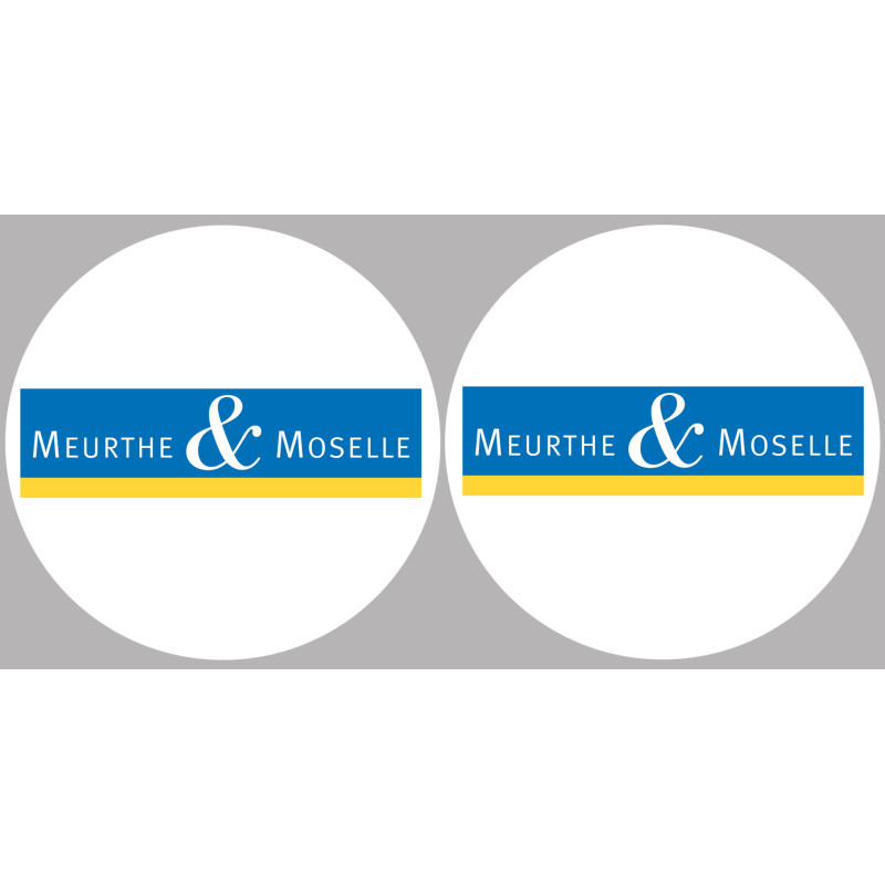 la Meurthe et Moselle (2fois 10cm) - Sticker/autocollant la Meurthe et Moselle (2fois 10cm) - Sticker/autocollant