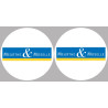 Département 54 la Meurthe et Moselle (2 fois 10cm) - Sticker/autocoll
