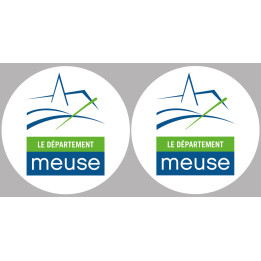 la Meuse (2fois 10cm) - Sticker/autocollant