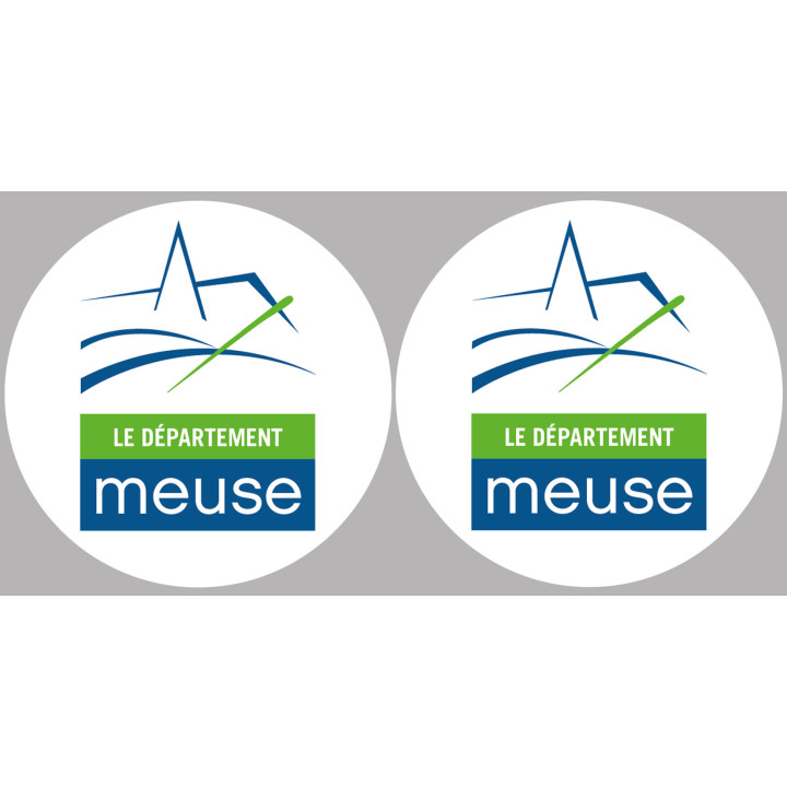 la Meuse (2fois 10cm) - Sticker/autocollant