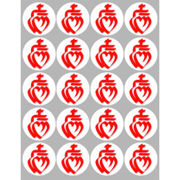 Vendée sur Fond Blanc (20 fois 5cm) - Sticker/autocollant