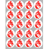 Vendée sur Fond Blanc (20 fois 5cm) - Sticker/autocollant