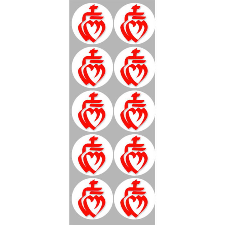 Vendée sur Fond Blanc (10 fois 5cm )- Sticker/autocollant