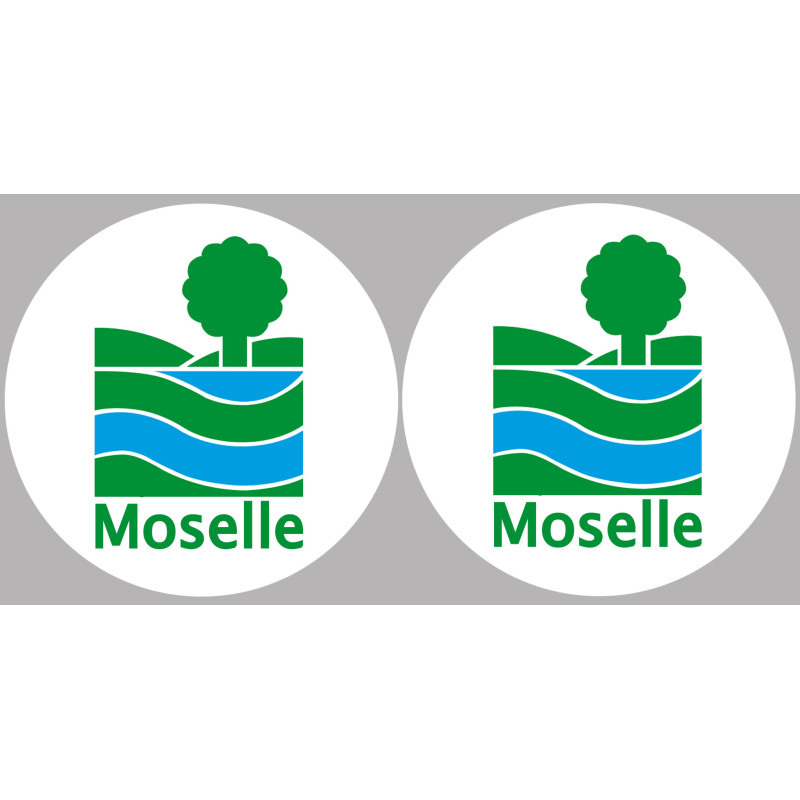 la Moselle (2fois 10cm) - Sticker/autocollant la Moselle (2fois 10cm) - Sticker/autocollant