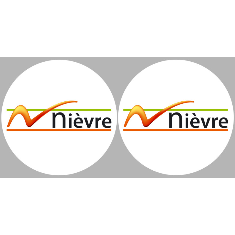 la Nièvre (2fois 10cm) - Sticker/autocollant la Nièvre (2fois 10cm) - Sticker/autocollant