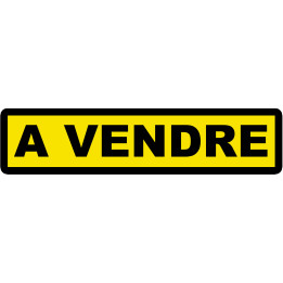 A vendre fond jaune (30x7cm) - Sticker/autocollant