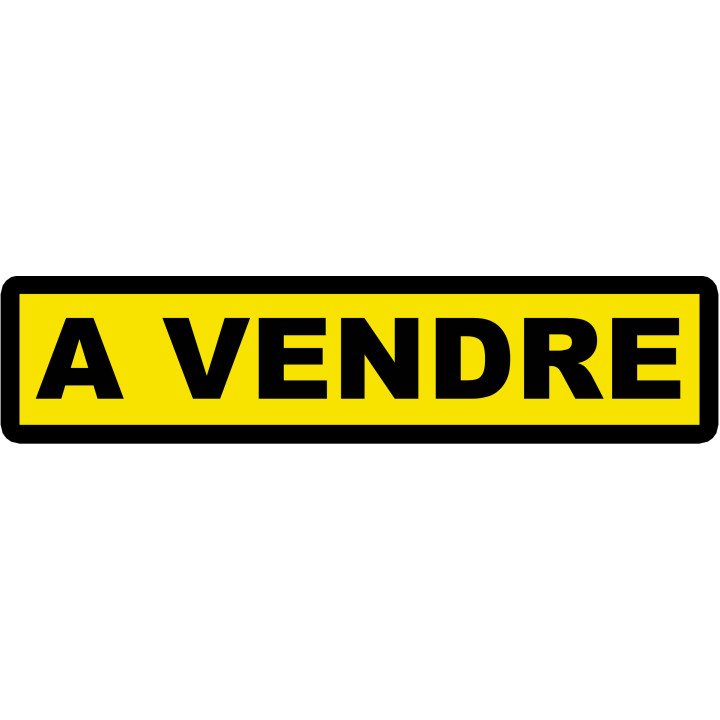 A vendre fond jaune (30x7cm) - Sticker/autocollant