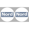 le Nord (2fois 10cm) - Sticker/autocollant