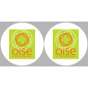 Département 60 l'Oise (2 fois 10cm) - Sticker/autocollant