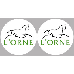 l'Orne (2fois 10cm) - Sticker/autocollant