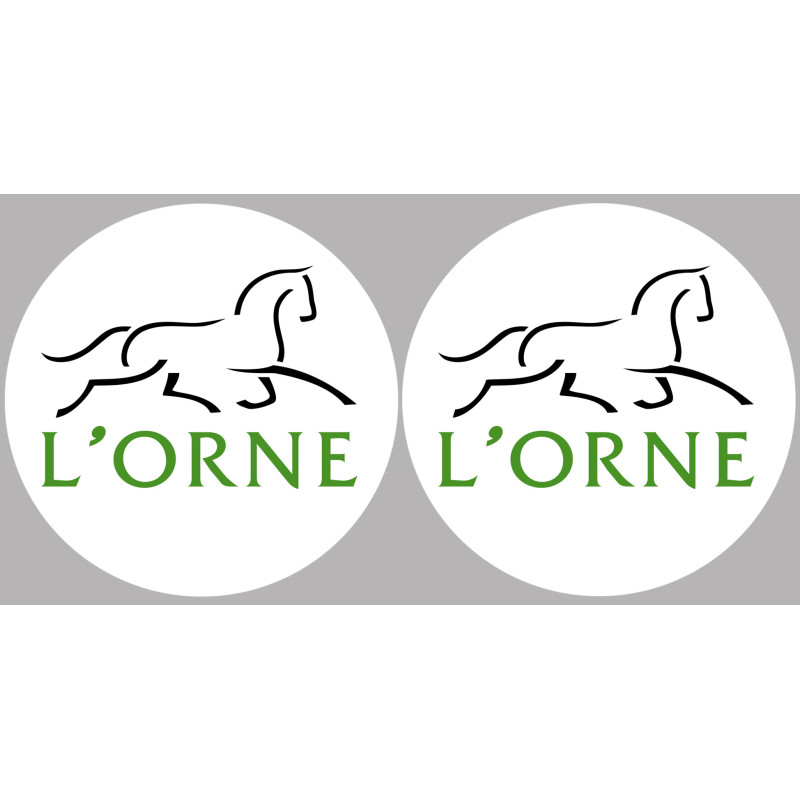 l'Orne (2fois 10cm) - Sticker/autocollant l'Orne (2fois 10cm) - Sticker/autocollant