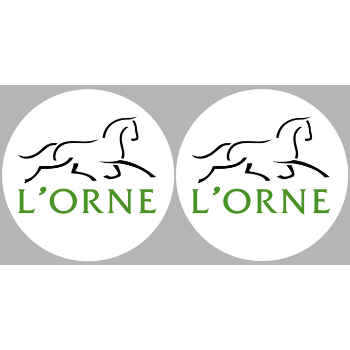 l'Orne (2fois 10cm) - Sticker/autocollant