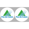 le Pas-de-Calais (2fois 10cm) - Sticker/autocollant