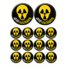 Anti-Nucléaire (2 fois 10cm & 12 fois 5cm) - Sticker/autocollant