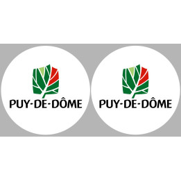le Puy-de-Dôme (2fois 10cm) - Sticker/autocollant
