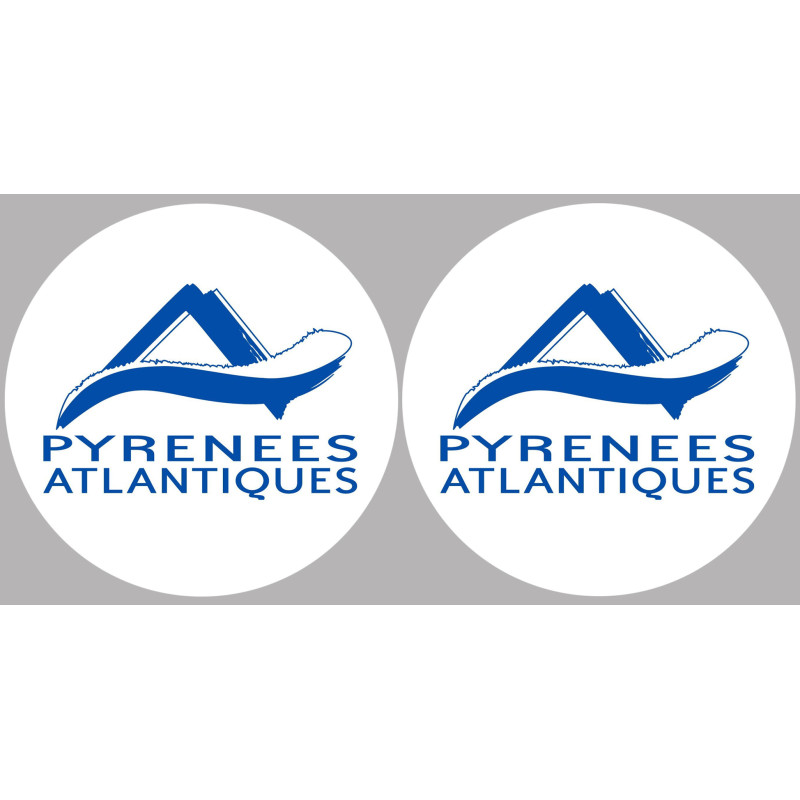 les Pyrénées Atlantique (2fois 10cm) - Sticker/autocollant les Pyrénées Atlantique (2fois 10cm) - Sticker/autocollant