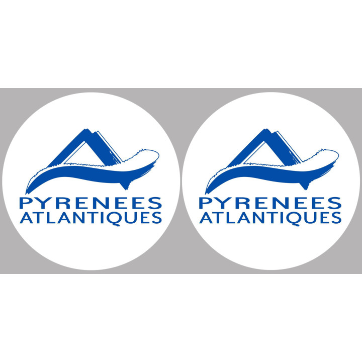les Pyrénées Atlantique (2fois 10cm) - Sticker/autocollant