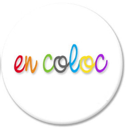 En coloc coloré (10cm) - Sticker/autocollant