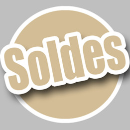 Soldes Couleur Imitation Or (20cm) - Sticker/autocollant