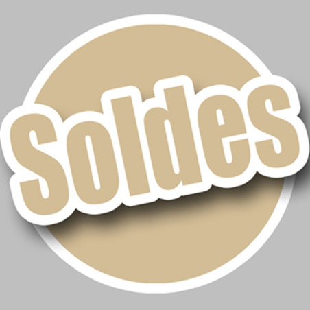 Soldes Couleur Imitation Or (20cm) - Sticker/autocollant