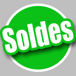 Soldes Vert (20cm) - Sticker/autocollant