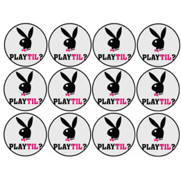 Playtil (12 fois 5cm) - Sticker/autocollant