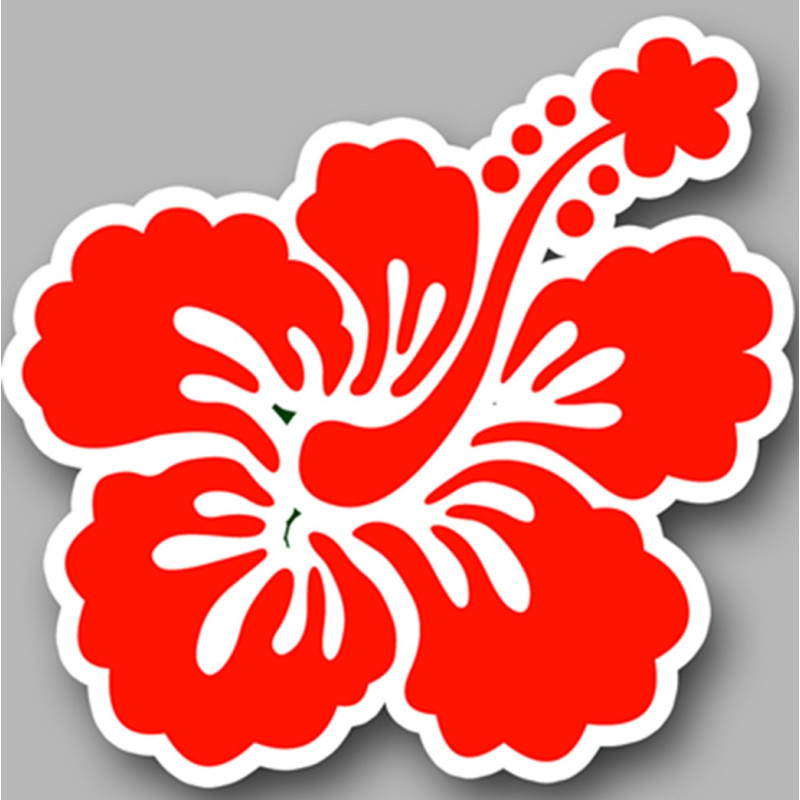 Repère fleur 27 (10cm) - Sticker/autocollant