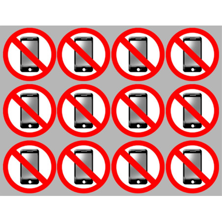 éteindre son smartphone (12fois 5cm) - Sticker/autocollant