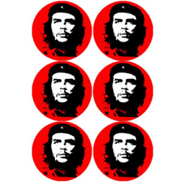 Ernesto "Che" Guevara (6 fois 9cm) - Sticker/autocollant