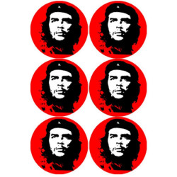 Ernesto "Che" Guevara (6 fois 9cm) - Sticker/autocollant